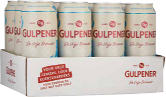 Gulpener Korenwolf tray met 12 blikken van 50cl Gulpener Korenwolf tray met 12 blikken van 50cl